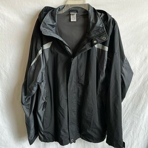 C9 by Champion men’s black zip-up hooded jacket, size M